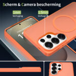 Solidenz FrostMag Samsung Galaxy S26 Ultra hoesje – Oranje - 2