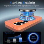 Solidenz FrostMag Samsung Galaxy S26 Ultra hoesje – Oranje - 4
