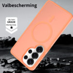 Solidenz FrostMag Samsung Galaxy S26 Ultra hoesje – Oranje - 5