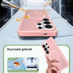 Solidenz FrostMag Samsung Galaxy S26 Ultra hoesje – Roze - 4