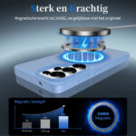 Solidenz FrostMag Samsung Galaxy S26 Ultra hoesje – Sierra blauw - 3