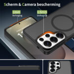 Solidenz FrostMag Samsung Galaxy S26 Ultra hoesje – Zwart - 2