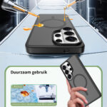Solidenz FrostMag Samsung Galaxy S26 Ultra hoesje – Zwart - 3