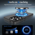 Solidenz FrostMag Samsung Galaxy S26 Ultra hoesje – Zwart - 4