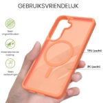Solidenz FrostMag Samsung Galaxy S26 Plus hoesje – Oranje - 1