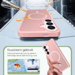 Solidenz FrostMag Samsung Galaxy S26 Plus hoesje – Roze - 4