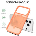 Solidenz FrostMag iPhone 17 Pro Max hoesje – Oranje - 4