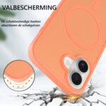 Solidenz FrostMag iPhone 17 hoesje – Oranje - 2
