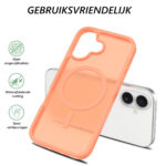 Solidenz FrostMag iPhone 17 hoesje – Oranje - 4