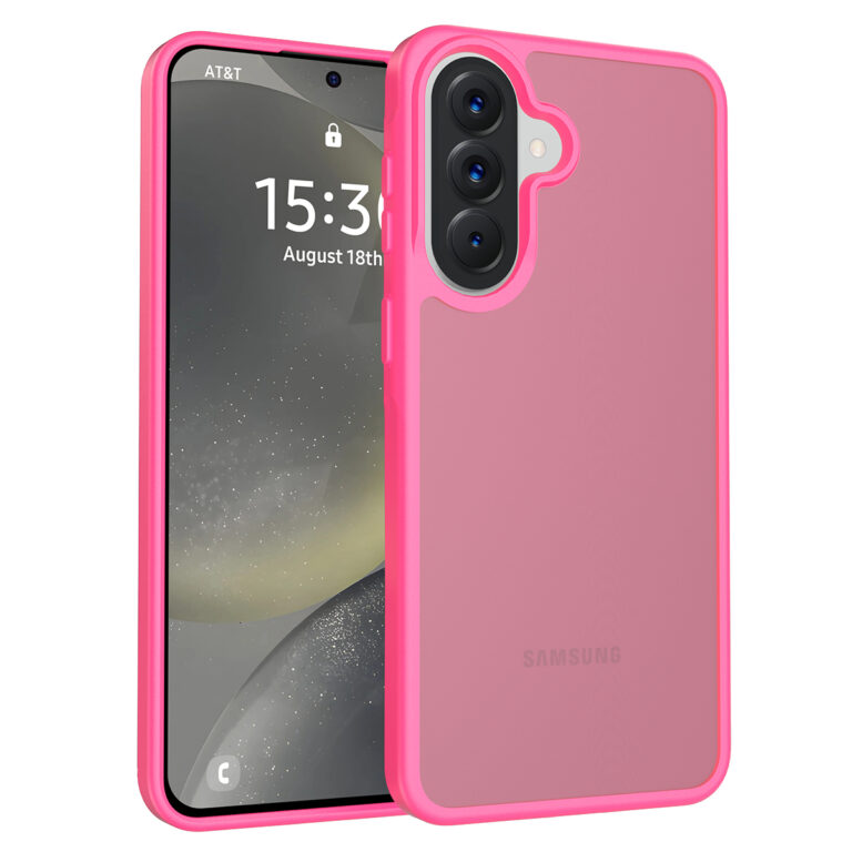 Solidenz Frosted Samsung Galaxy A27 hoesje - Fel roze
