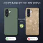 Solidenz Frosted Samsung Galaxy A57 hoesje – Groen - 5