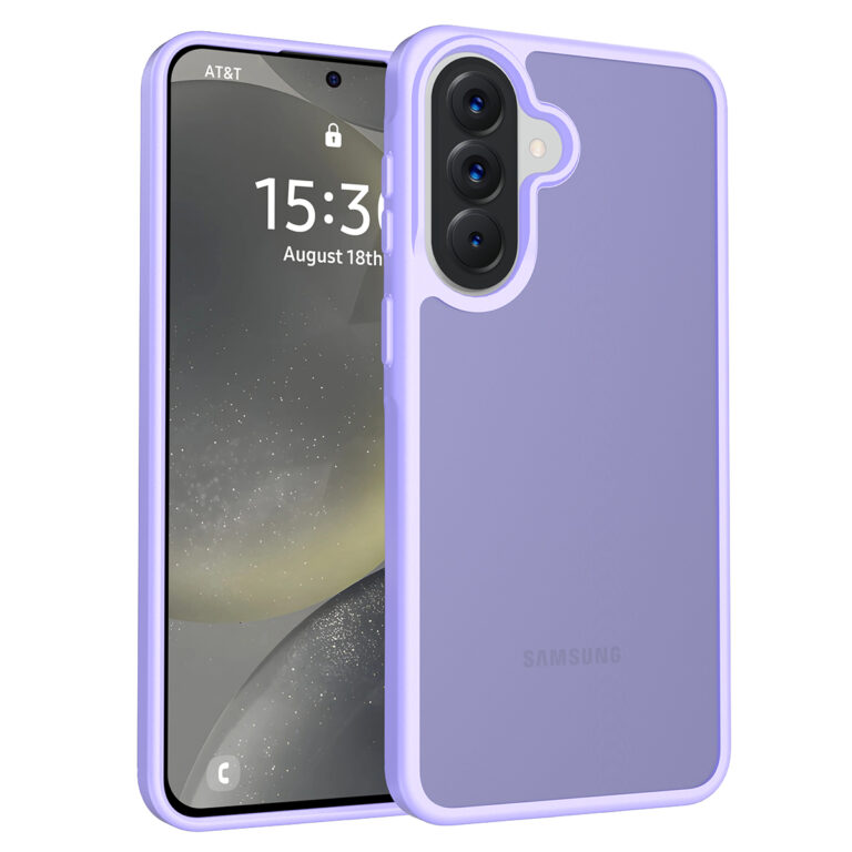 Solidenz Frosted Samsung Galaxy A27 hoesje - Lavendel