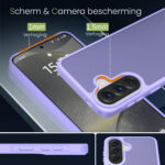 Solidenz Frosted Samsung Galaxy A57 hoesje – Lavendel - 2