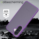 Solidenz Frosted Samsung Galaxy A57 hoesje – Paars - 3