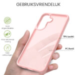 Solidenz Frosted Samsung Galaxy A57 hoesje – Roze - 1
