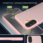 Solidenz Frosted Samsung Galaxy A57 hoesje – Roze - 2