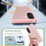 Solidenz Frosted Samsung Galaxy A57 hoesje – Roze - 4