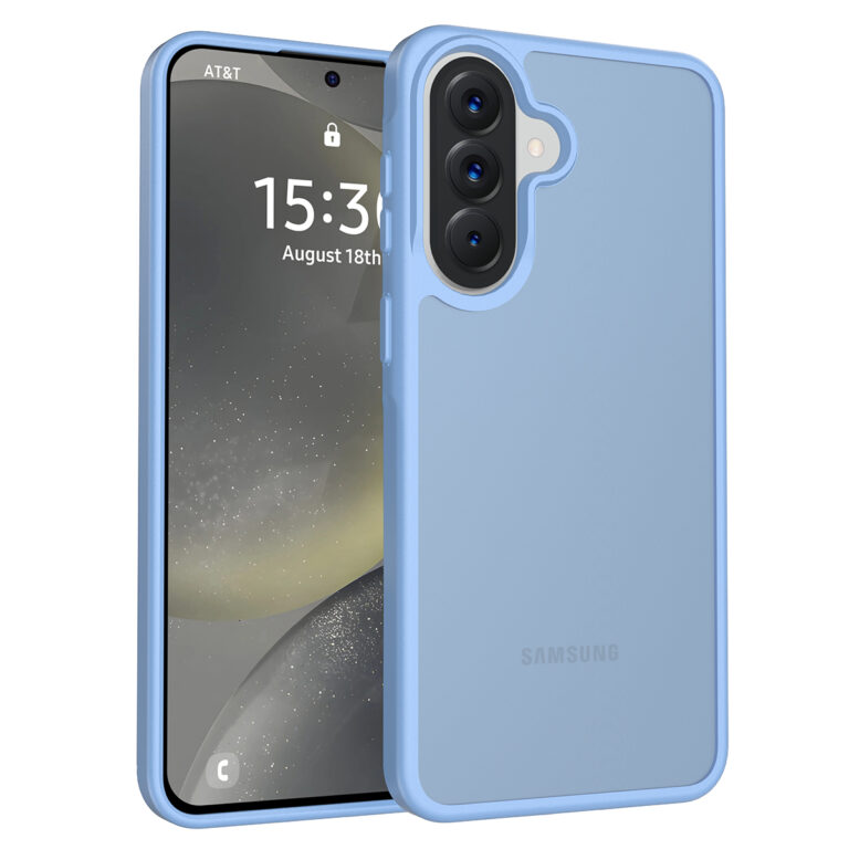 Solidenz Frosted Samsung Galaxy A27 hoesje - Sierra blauw