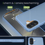 Solidenz Frosted Samsung Galaxy A57 hoesje – Sierra blauw - 2