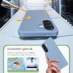 Solidenz Frosted Samsung Galaxy A57 hoesje – Sierra blauw - 4