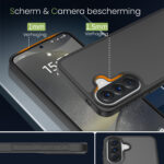 Solidenz Frosted Samsung Galaxy A57 hoesje – Zwart - 2