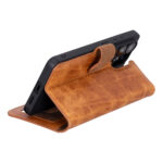 Solidenz Moda Book Samsung Galaxy S26 Ultra echt leren hoesje – Lichtbruin - 2