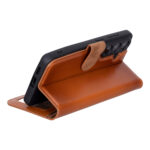 Solidenz Moda Book Samsung Galaxy S26 echt leren hoesje – Bruin - 2