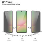 Solidenz Privacy Screen Protector Samsung Galaxy A57 - 3