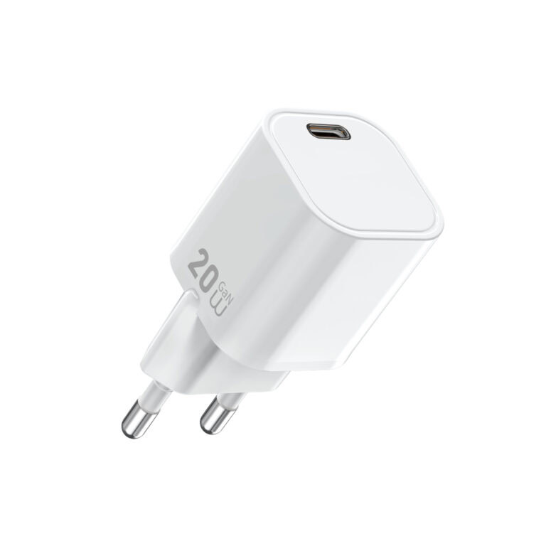 WiWU 20W snellader – USB-C Poort zonder Kabel – Wit