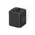 WiWU 25W universele adapter voor oplader – Geschikt voor EU/US/UK/AU – Zwart - 1