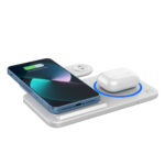 WiWU 3-in-1 Draadloze oplader – Wireless charger Wi-W020 – Wit - 2