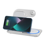 WiWU 3-in-1 Draadloze oplader – Wireless charger Wi-W020 – Wit - 3