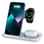 WiWU 3-in-1 Draadloze oplader – Wireless charger Wi-W020 – Wit - 6