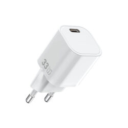 WiWU 33W snellader – USB-C oplader zonder Kabel – Wit