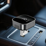 WiWU Carplay Adapter – Draadloze Carplay Dongle – Zilver - 4