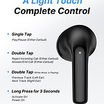 WiWU Draadloze Oordopjes – Met microfoon – Zwart - 6