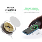 WiWU Magsafe oplader – Type C – 15W – Draadloos Magnetisch Opladen – Wit - 2