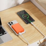 WiWU Powerbank 10000mAh – Magsafe – Type-C ingang – Ultra dun – Oranje - 5