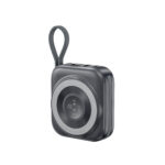 WiWU Powerbank 10000mAh – Type-C en Lightning kabel – Draadloos opladen – Digital display – Grijs - 1