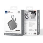 WiWU Powerbank 10000mAh – Type-C en Lightning kabel – Draadloos opladen – Digital display – Grijs - 4