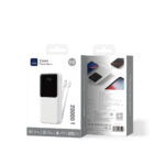 WiWU Powerbank 20000mAh 2-in-1 kabel Type-C en Lightning – Digital display – Wit - 5