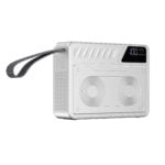 WiWU Powerbank 60000mAh – 3x USB-A en 2x Type-C ingang – Snelladen voor laptop, tablet, telefoon – Zilver - 3