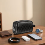 WiWU Reis Tas – Voor Telefoon Accessoires – Met cijferslot – Zwart - 7