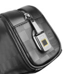 WiWU Reis Tas – Voor Telefoon Accessoires – Met vingerscan vergrendeling – Zwart - 1