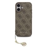 Guess 4G Charm MagSafe Hoesje iPhone 17 – Bruin - 1