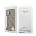 Guess 4G Charm MagSafe Hoesje iPhone 17 – Bruin - 5