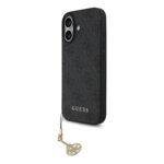 Guess 4G Charm MagSafe Hoesje iPhone 17 - Grijs