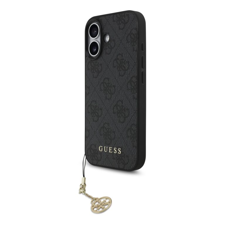 Guess 4G Charm MagSafe Hoesje iPhone 17 - Grijs