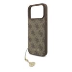 Guess 4G Charm MagSafe Hoesje iPhone 17 Pro Max – Bruin - 3
