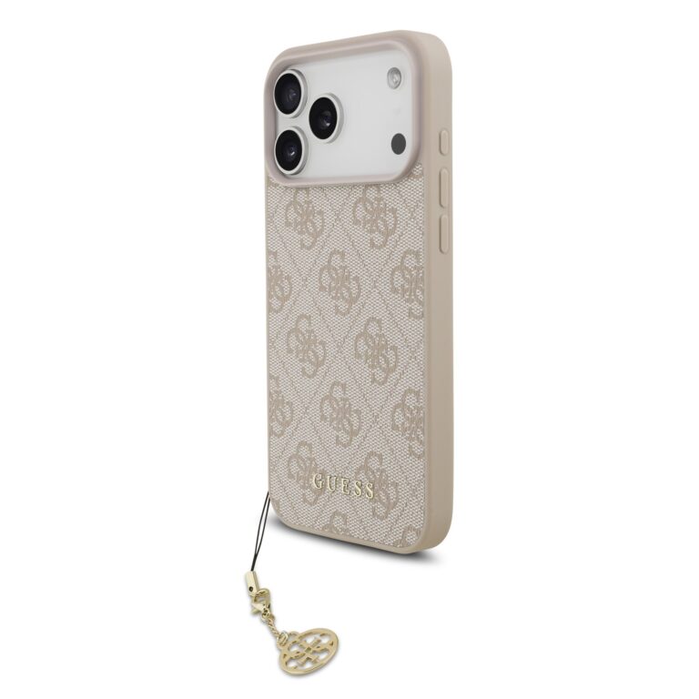 Guess 4G Charm MagSafe Hoesje iPhone 17 Pro Max - Roze